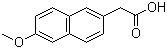 6-Methoxy-2-naphthaleneacetic acid molecular structure (CAS 23981-47-7)