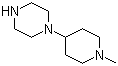结构式 CAS# 23995-88-2, 1-(1-甲基哌啶-4-基)哌嗪
