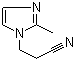 3-(2-Methyl-1H-imidazol-1-yl)propanenitrile molecular structure (CAS 23996-55-6)