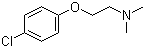 2-(4-氯苯氧基)-N,N-二甲基乙胺分子结构 (CAS 2401-47-0)