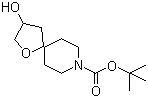 N-Boc-1-oxa-8-azaspiro[4.5]decan-3-ol molecular structure (CAS 240401-09-6)