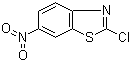 2-氯-6-硝基苯并噻唑分子结构 (CAS 2407-11-6)