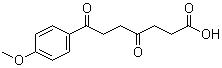 6-对甲氧基苯甲酰基-4-氧代己酸分子结构 (CAS 24090-40-2)