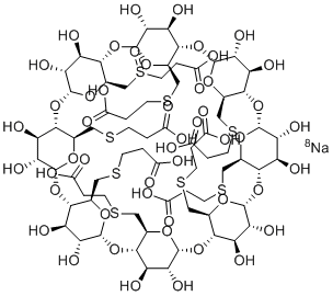 Sugammadex Diastereomer 2 Sulfoxide (Sodium salt) molecular structure (CAS 2412953-14-9)