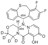 巴洛沙韦-[d4]分子结构 (CAS 2415027-80-2)