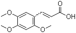 2,4,5-三甲氧基肉桂酸分子结构 (CAS 24160-53-0)