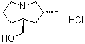 (2R,7aS)-2-氟四氢-1H-吡咯里嗪-7a(5H)-甲醇盐酸盐(1:1)分子结构 (CAS 2416218-32-9)