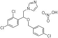 硝酸益康唑分子结构 (CAS 24169-02-6)