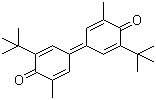 3,3'-二甲基-5,5'-二叔丁基-4,4'-联苯醌分子结构 (CAS 2417-00-7)