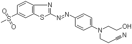 分散红 137分子结构 (CAS 24170-48-7)