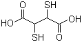 2,3-二巯基丁二酸分子结构 (CAS 2418-14-6)