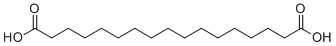 十七烷二酸分子结构 (CAS 2424-90-0)