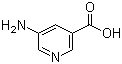 5-氨基烟酸分子结构 (CAS 24242-19-1)