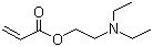 丙烯酸 N,N-二乙基氨基乙酯分子结构 (CAS 2426-54-2)