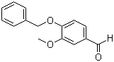 4-苄氧基-3-甲氧基苯甲醛分子结构 (CAS 2426-87-1)