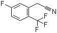 5-Fluoro-2-(trifluoromethyl)phenylacetonitrile molecular structure (CAS 242812-09-5)