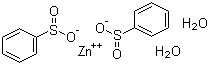 苯亚磺酸锌分子结构 (CAS 24308-84-7)