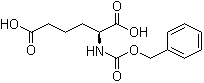 N-苄氧羰基-L-alpha-氨基己二酸分子结构 (CAS 24325-14-2)