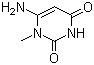 structure of CAS# 2434-53-9, 6-Amino-1-methyluracil;6-Amino-1-methyl-2,4(1H,3H)-pyrimidinedione