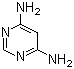 4,6-二氨基嘧啶分子结构 (CAS 2434-56-2)