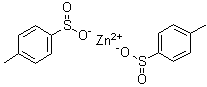 对甲苯亚磺酸锌盐分子结构 (CAS 24345-02-6)