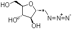 2,5-脱水-1-叠氮-1-脱氧-D-葡萄糖醇分子结构 (CAS 243469-59-2)