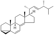 3,5-环麦角甾烷-6,8(14),22-三烯分子结构 (CAS 24352-51-0)