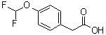 4-Difluoromethoxyphenylacetic acid molecular structure (CAS 243659-15-6)