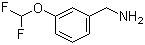 3-(二氟甲氧基)苄胺分子结构 (CAS 244022-71-7)