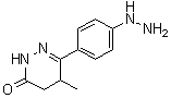 6-(4-肼基苯基)-4,5-二氢-5-甲基-3(2H)-哒嗪酮分子结构 (CAS 244077-42-7)