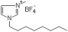 1-辛基-3-甲基咪唑鎓四氟硼酸盐分子结构 (CAS 244193-52-0)