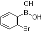 2-溴苯基硼酸分子结构 (CAS 244205-40-1)