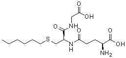 S-己基谷胱甘肽分子结构 (CAS 24425-56-7)