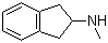 N-甲基茚满-2-胺分子结构 (CAS 24445-44-1)