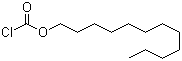 氯甲酸十二烷基酯分子结构 (CAS 24460-74-0)