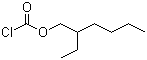 氯甲酸-2-乙基己酯分子结构 (CAS 24468-13-1)