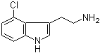 4-氯色胺分子结构 (CAS 2447-16-7)