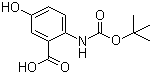 2-[(叔丁氧羰基)氨基]-5-羟基苯甲酸分子结构 (CAS 244765-00-2)