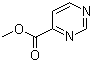 嘧啶-4-羧酸甲酯分子结构 (CAS 2450-08-0)