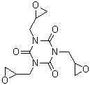 1,3,5-三缩水甘油-S-三嗪三酮分子结构 (CAS 2451-62-9)
