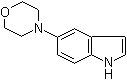 5-(4-吗啉基)-1H-吲哚分子结构 (CAS 245117-16-2)