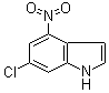 6-氯-4-硝基-1H-吲哚分子结构 (CAS 245524-95-2)