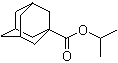 1-金刚烷甲酸异丙酯分子结构 (CAS 24556-16-9)