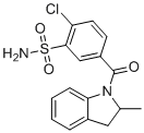structure of CAS# 2457316-06-0, Indapamide Impurity 11;2-Chloro-5-(2-methylindoline-1-carbonyl)benzenesulfonamide