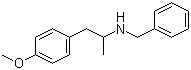4-甲氧基-alpha-甲基-N-苄基苯乙胺分子结构 (CAS 245759-64-2)