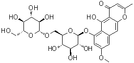 红链霉素 6-O-beta-D-龙胆双糖苷分子结构 (CAS 24577-90-0)