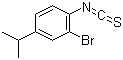2-溴-4-异丙基苯基异硫氰酸酯分子结构 (CAS 246166-33-6)