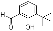 3-叔丁基-2-羟基苯甲醛分子结构 (CAS 24623-65-2)