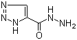 1H-1,2,3-三唑-5-甲酰肼分子结构 (CAS 24650-17-7)