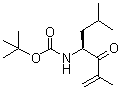 (S)-4-(tert-Butoxycarbonylamino)-2,6-dimethyl-1-hepten-3-one molecular structure (CAS 247068-81-1)